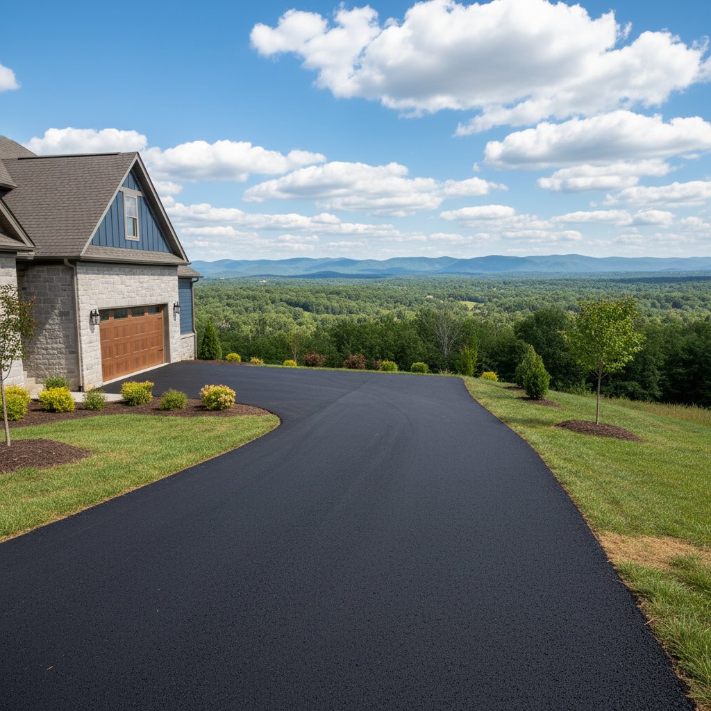 Asphalt Driveway Paving Installation in Knoxville, TN